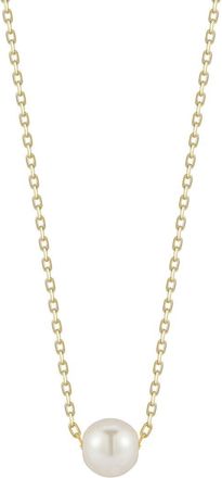 Glaze Jewelry 14K Plated 6Mm Pearl Necklace