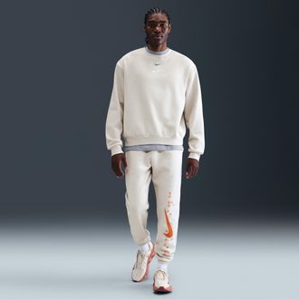 Nike Mens Nike Sportswear Club Cuffed Fleece Pants in Grey | IM7828-072