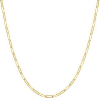 Ania Haie Paper Clip Chain Necklace in Shiny Gold at Nordstrom