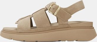 FitFlop Womens FitFlop Womens GEN-FF Suede Fisherman Sandals - Cappuccino 923 - Tan - Size: 5