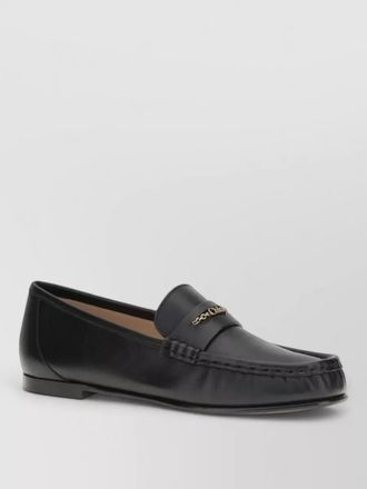 Chlo&eacute; leather loafers