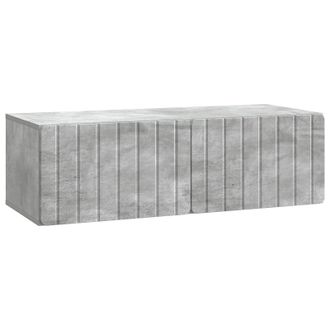 vidaXL Mueble Para Tv De Pared Gris Hormig&oacute;n 98 X 41 X 30 Cm Vidaxl