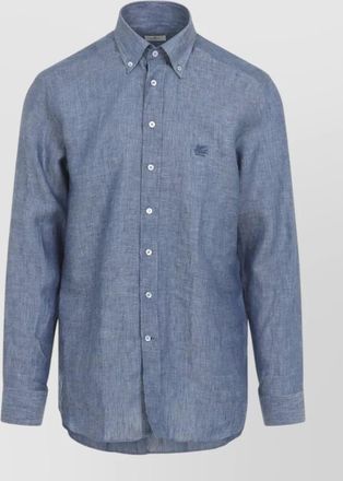 Etro linen long-sleeve shirt
