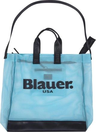 Blauer Net Winkelmand Blauw Vrouw - Dames - Shoppers - Blauw - ONE Size - Tassen