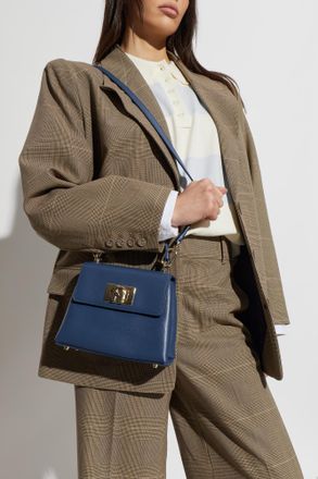 Furla Handbag 1927 Mini, Womens, Navy Blue