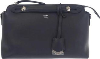 Fendi Pre-owned By The Way Satchel - Dames - Vintage Handtas - Zwart - ONE Size - Leer - Vintage