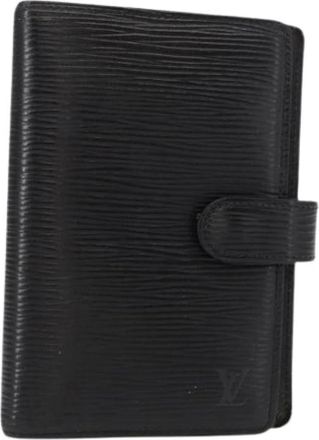 Louis Vuitton Pre-owned Wallets, female, Black, Size: ONE SIZE Pre-owned Day Planner Cover
