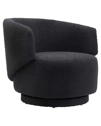 ModWay Celestia Boucle Fabric Swivel Chair