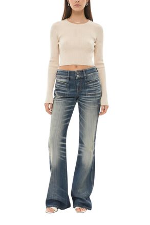 Diesel Blue Low Rise Jeans