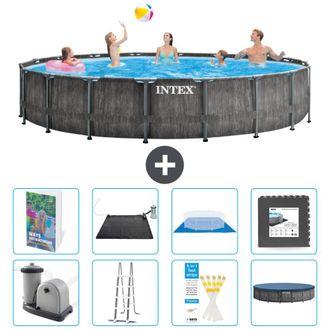 Intex Piscina Prism Frame Redonda - 549x122 Cm - 9-piezas S543
