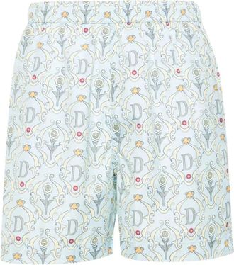 Dr&ocirc;le de Monsieur Lichtblauwe Shorts - Heren - Strandmode - Blauw - S - Polyester - Badmode