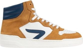 HUB Court-Z High Sneakers L70 M5902L70 - Heren - Sneakers - Bruin - 42 EU - Schoenen