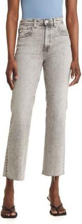 AG - Adriano Goldschmied Kinsley Raw Hem High Waist Ankle Flare Jeans in Shaded Moonwash at Nordstrom Rack, Size 29