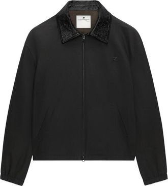 Courr&egrave;ges Vinyl-collar Bomber Jacket