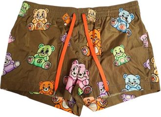 Dolce & Gabbana Badmode, Heren, Veelkleurig, M, Zwemshorts Palmboomprint