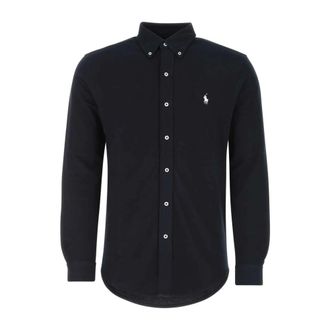 Polo Ralph Lauren Heren, Overhemden, Blauw, Maat: M Katoen