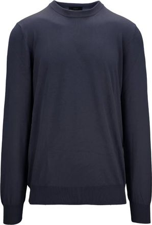 Fay Heren, Sweatshirts & Hoodies, Blauw, Maat: XL Katoen