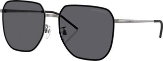 Emporio Armani Polarized Grey Sport Mens Sunglasses EA2135D 300381 60