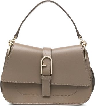 Furla Arch-logo Leather Shoulder Bag