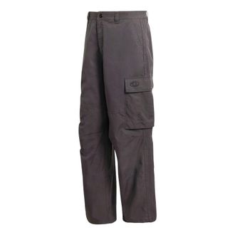 adidas Original Wide Leg Cargo Pants Asia Sizing Grey KS6854