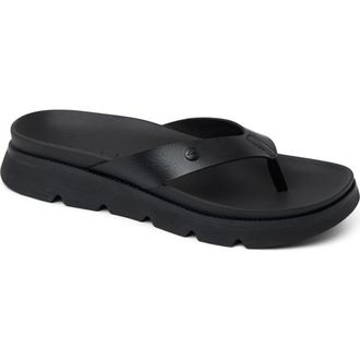 Reef Vista Luxe Viviannah Flip Flop in Black at Nordstrom, Size 11