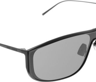 Saint Laurent Womens 737456y99021000 Sunglasses Black Acetate