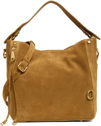 Rebecca Minkoff Mab Suede Hobo Bag in Honey at Nordstrom