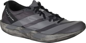 Yohji Yamamoto Low-Profile Stretch Mesh Sneakers With Distressed Sole