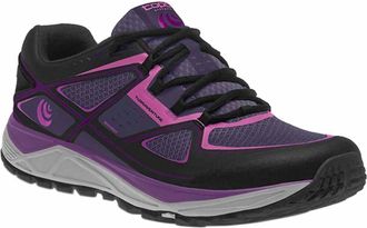 Topo Athletic Womens Terraventure Shoe In Purple/black