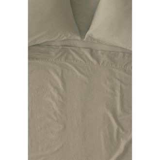 Pact Organic Room Service Sateen Pillowcase 2-Pack in Spray Green at Nordstrom, Size Standard