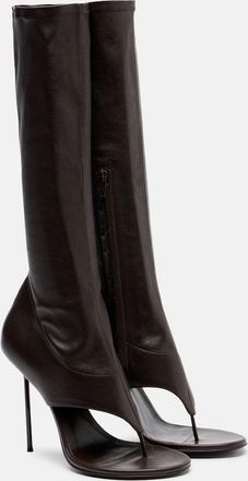 PARIS TEXAS Lidia 105 leather knee-high boots