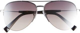 Vince Camuto 56mm Gradient Aviator Sunglasses in Silver at Nordstrom Rack