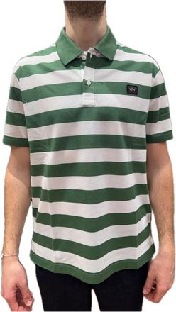 Paul & Shark Gestreept Poloshirt Sportieve Elegantie - Heren - Polos - Veelkleurig - XL - Tops