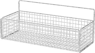 OEM Panier De Rangement Suspendu - Support Mural Sans Per&ccedil;age - Pour Chambre Salle De Bain Cuisine - Blanc - 1 Pi&egrave;ce