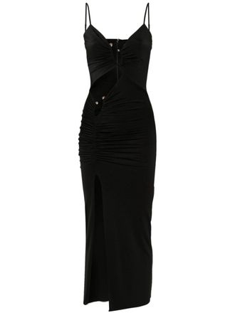 Nissa cut-out midi dress - Black