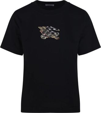 Burberry Frankie EKD T-Shirt - Dames - T-shirts - Zwart - M - Tops
