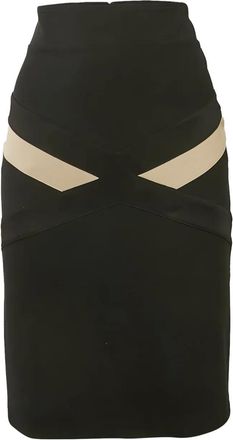 Cavalli Kokerrok met vlakken - Zwart