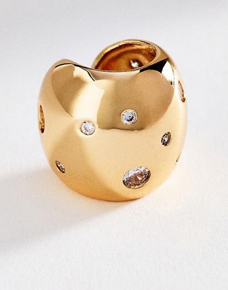 Ettika Scattered Crystal Chunky Ear Cuff