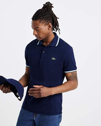 Lacoste Short Sleeve Tipped Polo