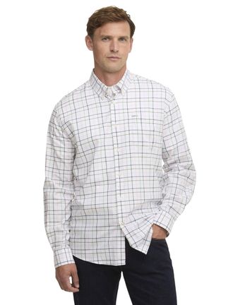 Barbour Overhemd Barbour Regular Fit wit