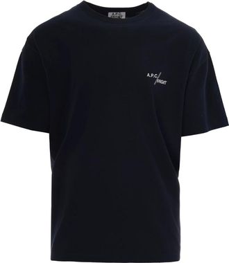 A.P.C. Hombre, Camisetas, Azul, Talla: S