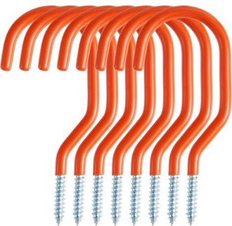 OEM Juego De 8 Ganchos De Garaje Para Bicicletas, Herramientas (ganchos Multiusos, Soportes De Pared Atornillables), Escaleras, Extensiones Y Herramientas