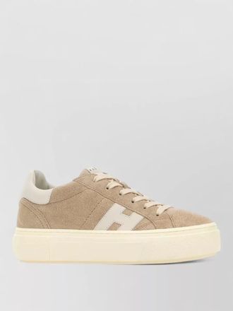Hogan suede leather low-top sneakers