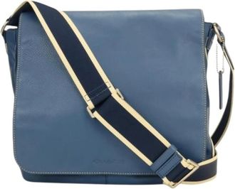 Coach Pre-owned Schoudertas - Dames - Vintage Schoudertas - Blauw - ONE Size - Leer - Vintage