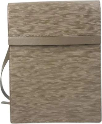Louis Vuitton Tweedehands leren Louis Vuitton tassen - Dames - Vintage Schoudertas - Bruin - ONE Size - Leer - Vintage
