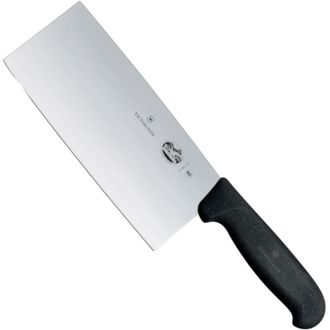 Victorinox by Swiss Army Cuchillo De Cocinero Estilo Chino Fibrox, Longitud 180/308 Mm