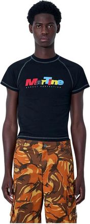 Martine Rose Logo T-shirt - Heren - T-shirts - Zwart - M - Katoen - Tops