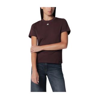 Courr&egrave;ges Donna, Top, Marrone, M, new