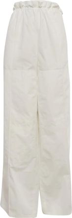Herm&egrave;s cotton trousers - women - Cotton - M - White