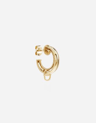 Dolce & Gabbana Ohrring Rainbow Alphabet Aus 18-karätigem Gelbgold - Frau Charms Gold Onesize